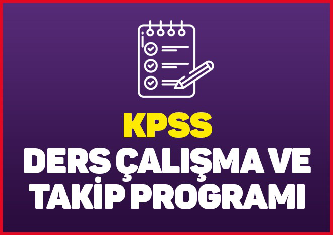 kpss  Ders Çalışma Programı
