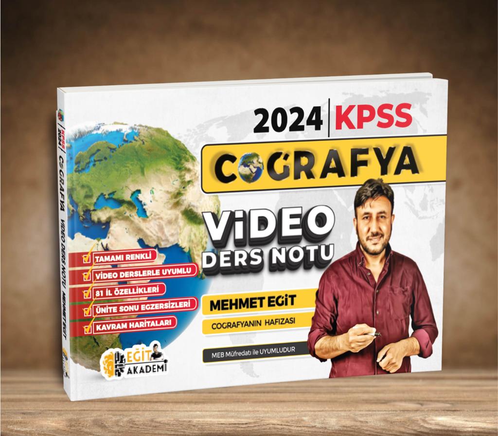 KPSS Coğrafya Video Ders Notları