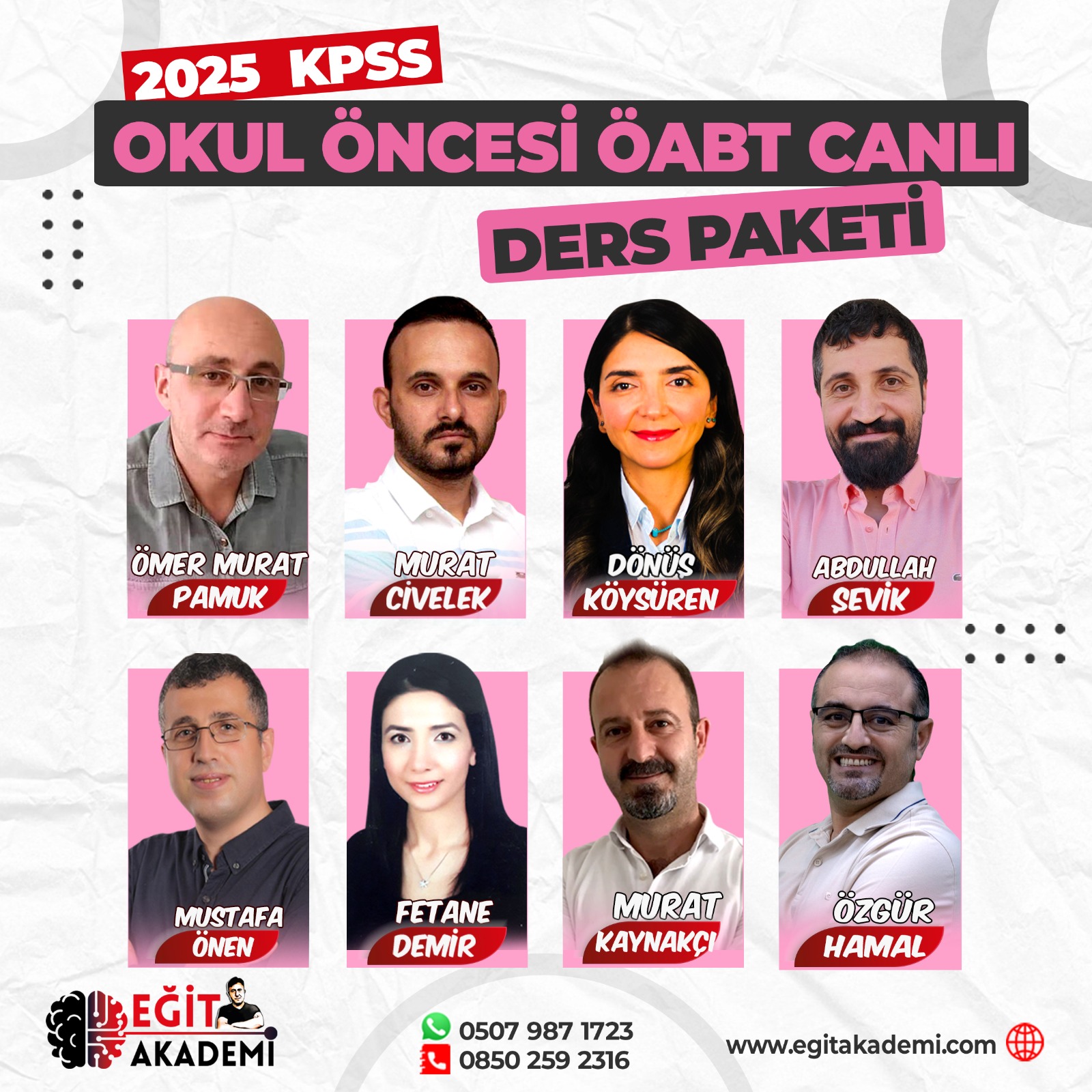 KPSS 2025 OKUL ÖNCESİ ÖABT - Canlı /Video Ders