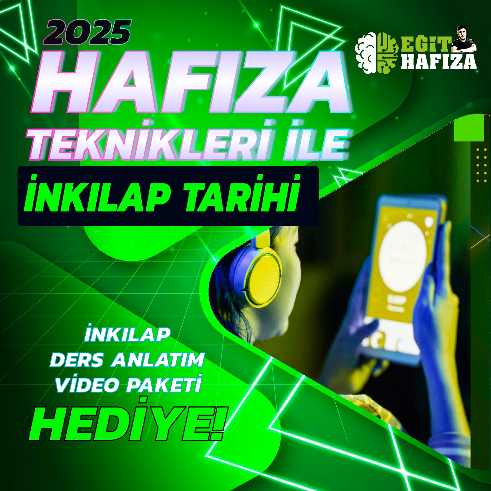 2025 KPSS HAFIZA TEKNİKLERİYLE İNKILAP TARİHİ PAKETİ