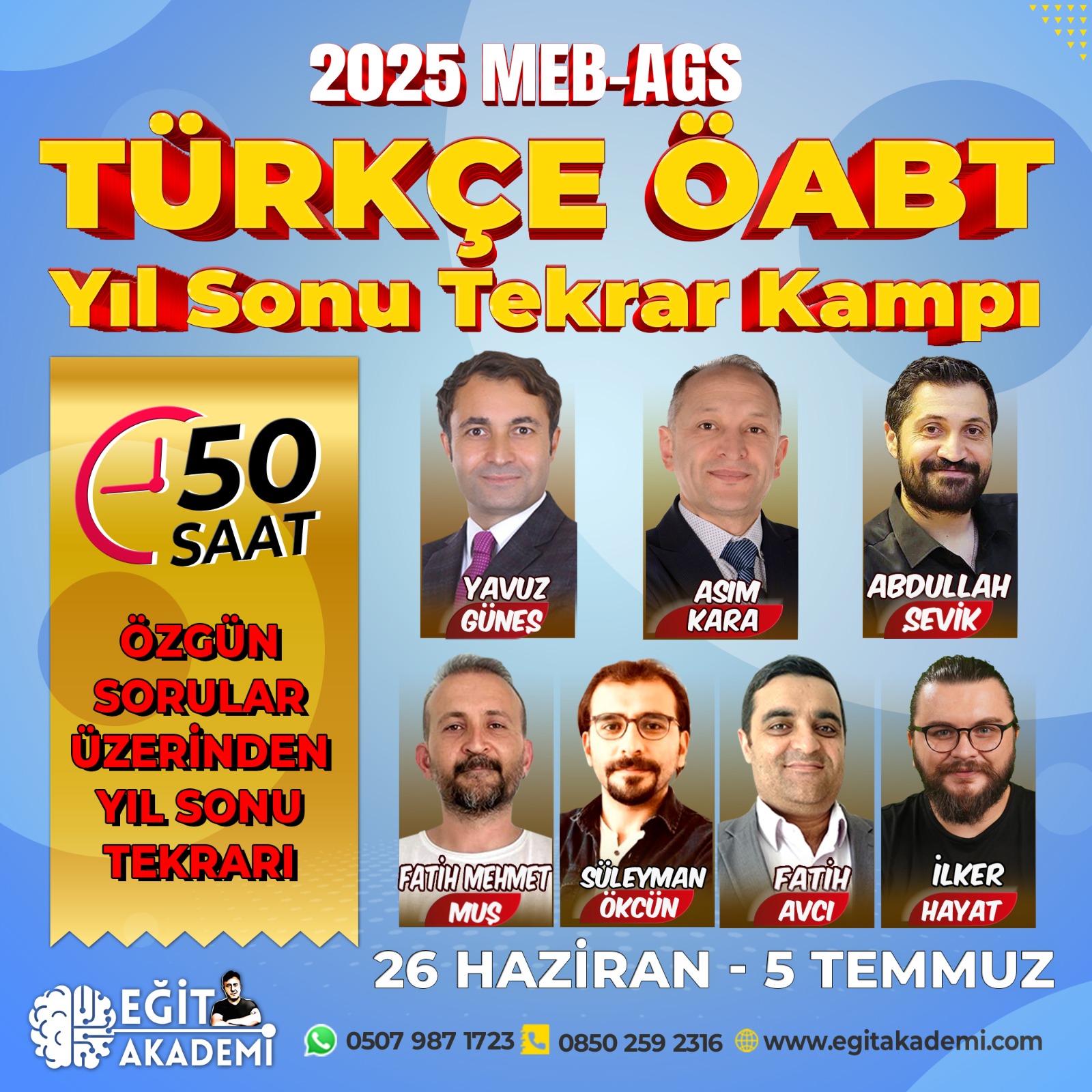 2025 Türkçe ÖABT Yıl Sonu Tekrar Kampı