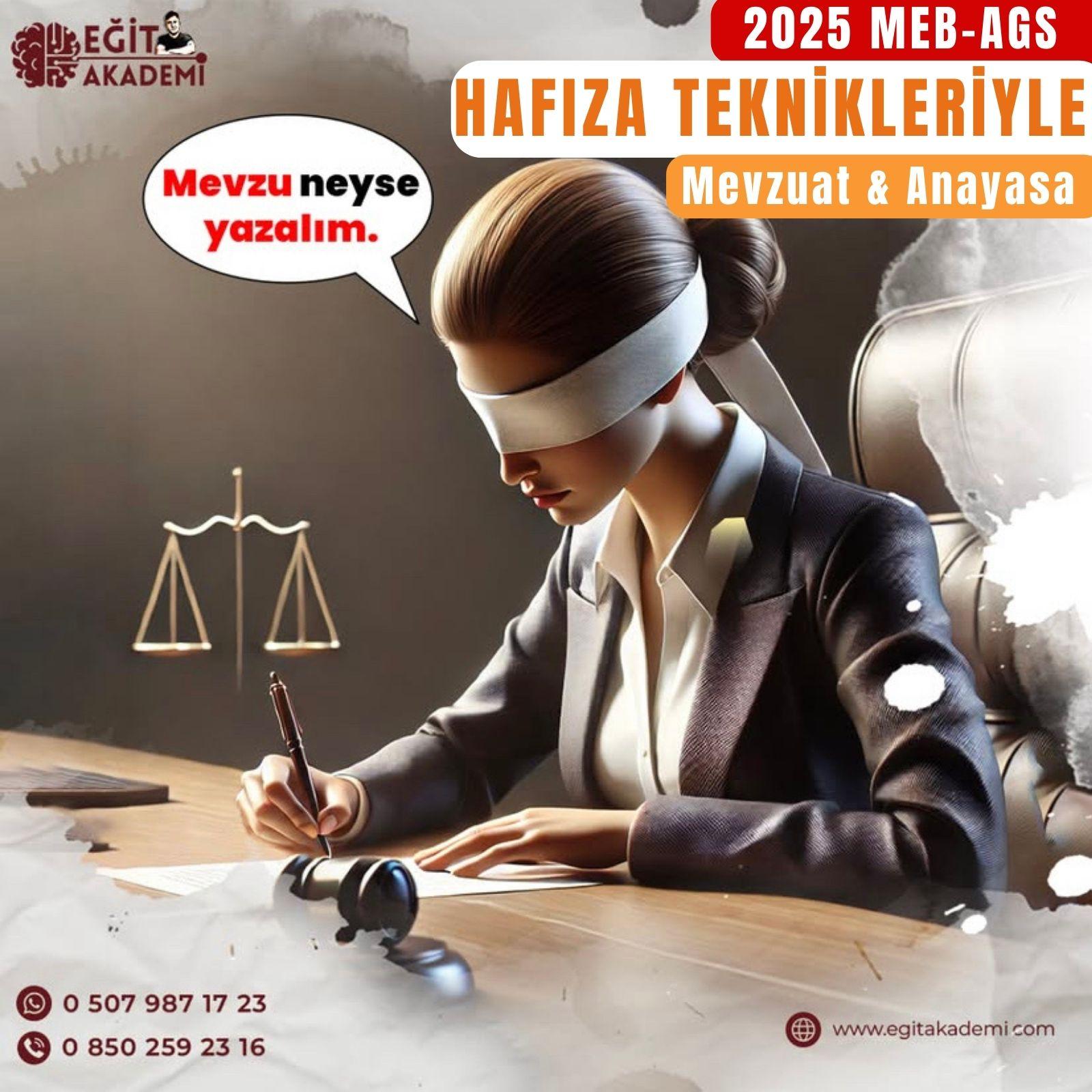 2025 MEB-AGS HAFIZA TEKNİKLERİYLE MEVZUAT ve ANAYASA PAKETİ