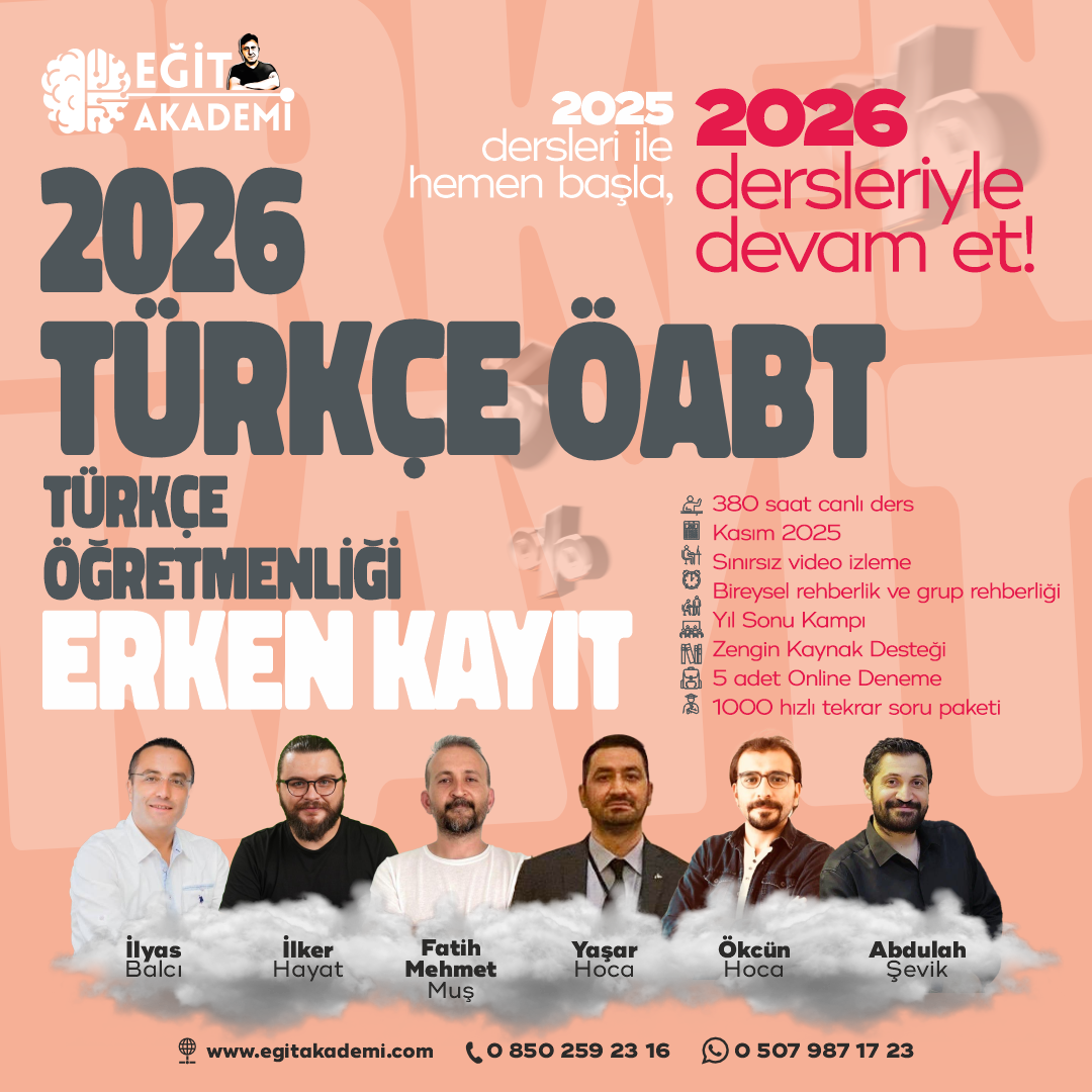 2026 Türkçe ÖABT Canlı / Video Ders