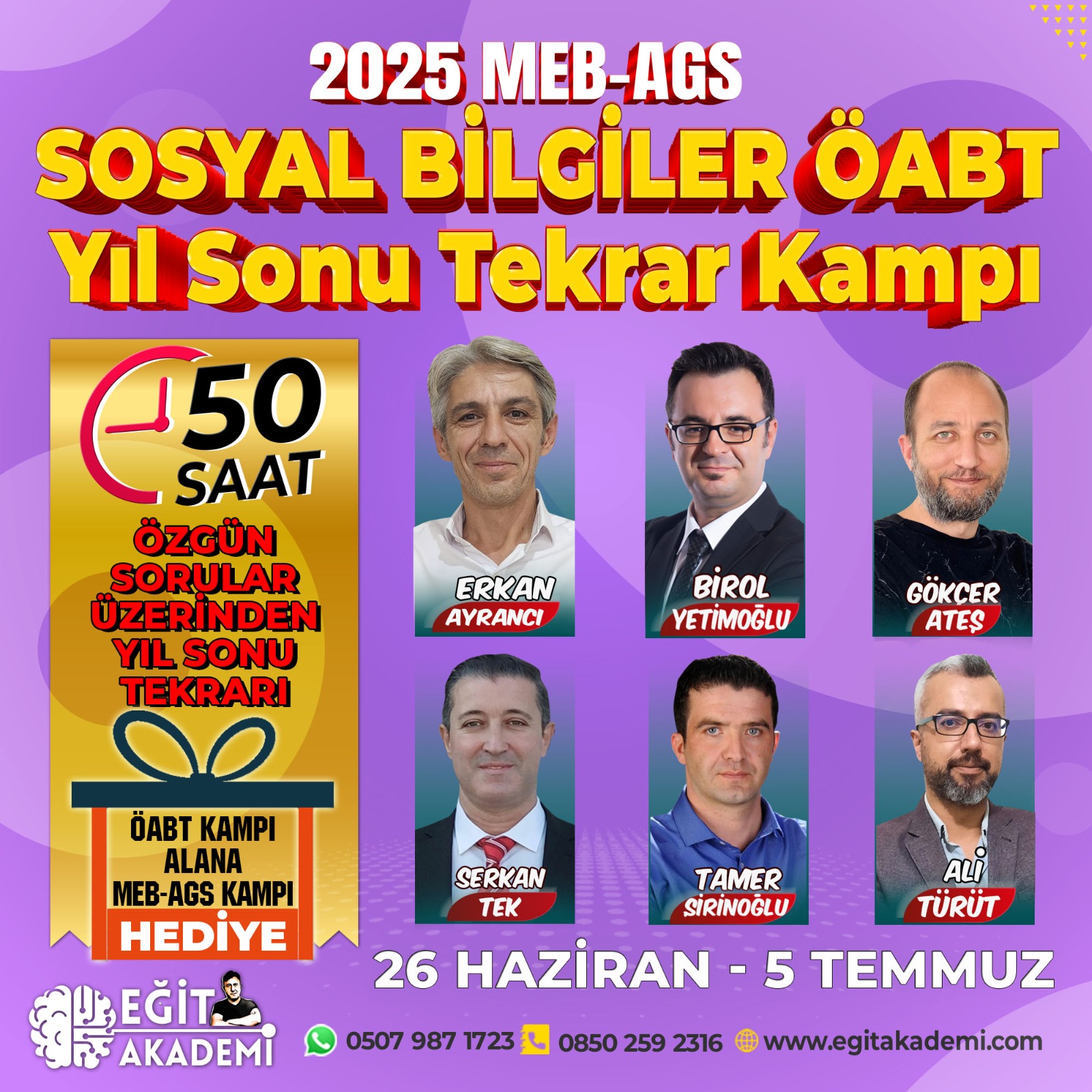 2025 SOSYAL BİLGİLER ÖABT YIL SONU TEKRAR KAMPI