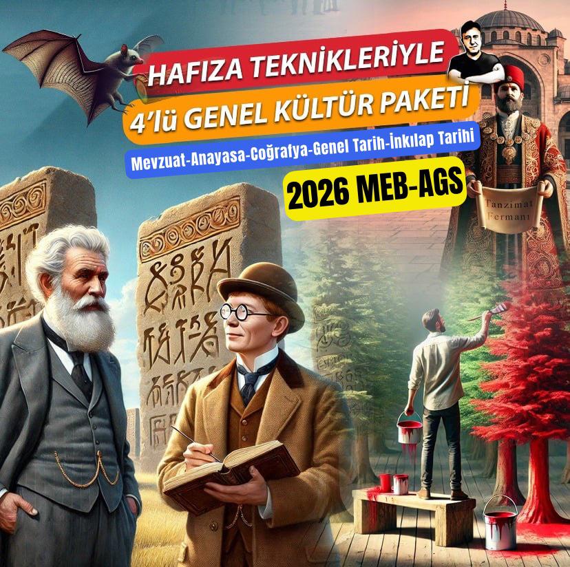 2026 MEB-AGS HAFIZA TEKNİKLERİYLE 4’LÜ SÜPER PAKET