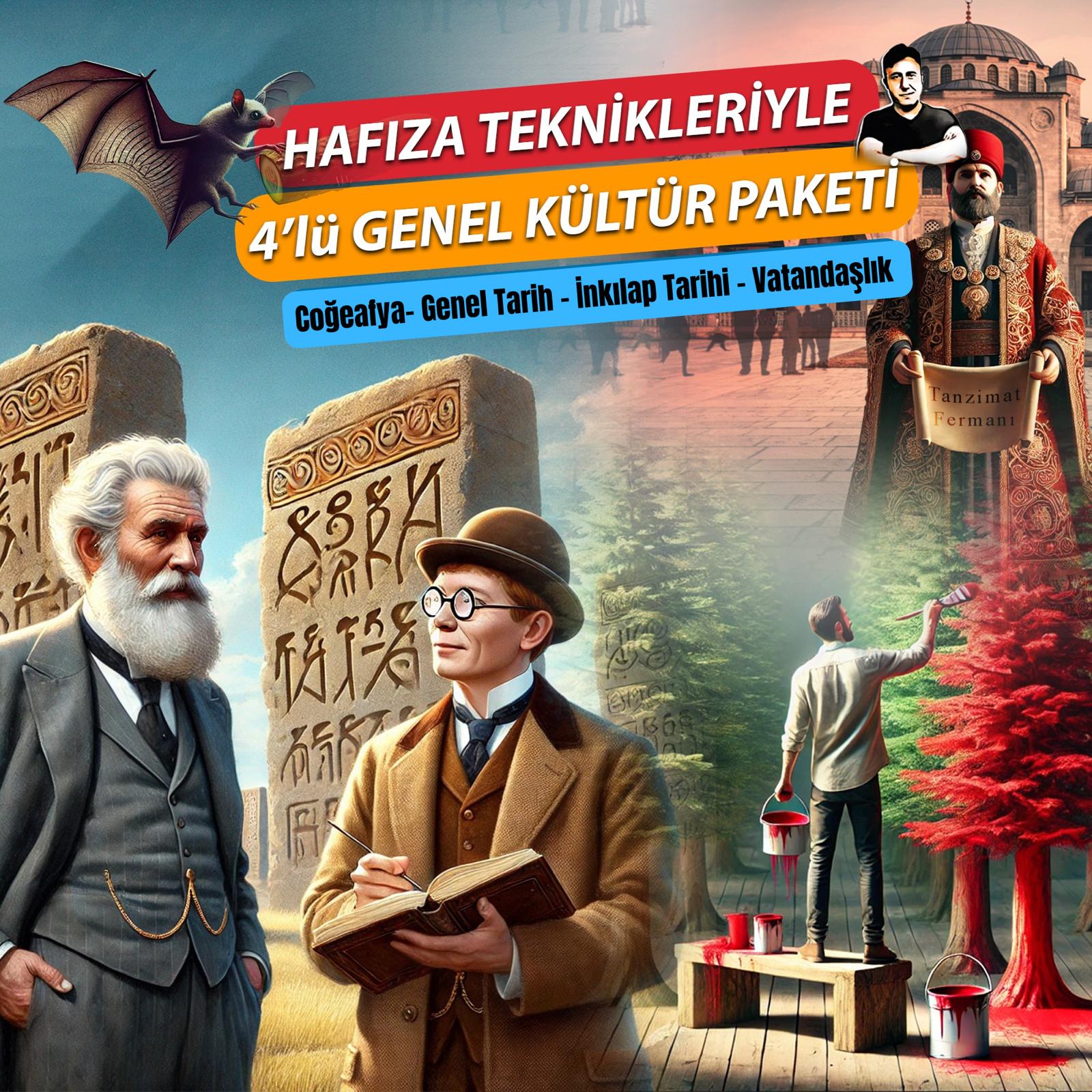 2025 KPSS HAFIZA TEKNİKLERİYLE 4’LÜ SÜPER PAKET