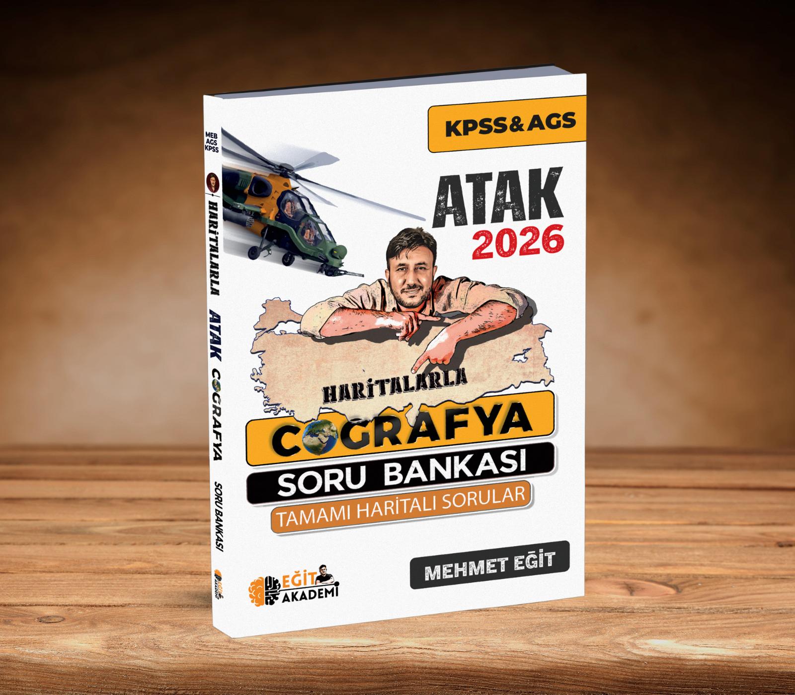 2026 KPSS & AGS Haritalarla Atak Coğrafya Soru Bankası