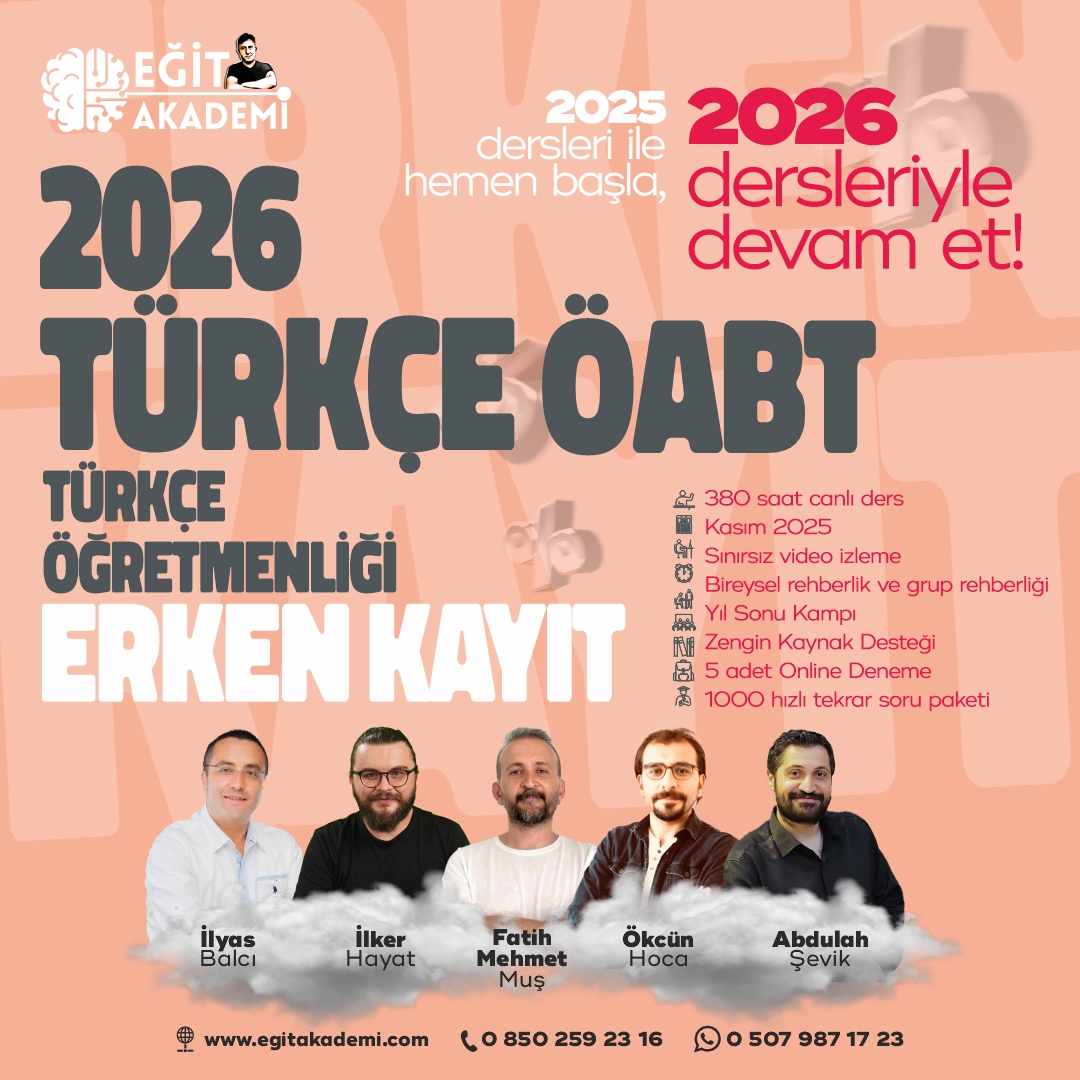 2026 Türkçe ÖABT Canlı / Video Ders