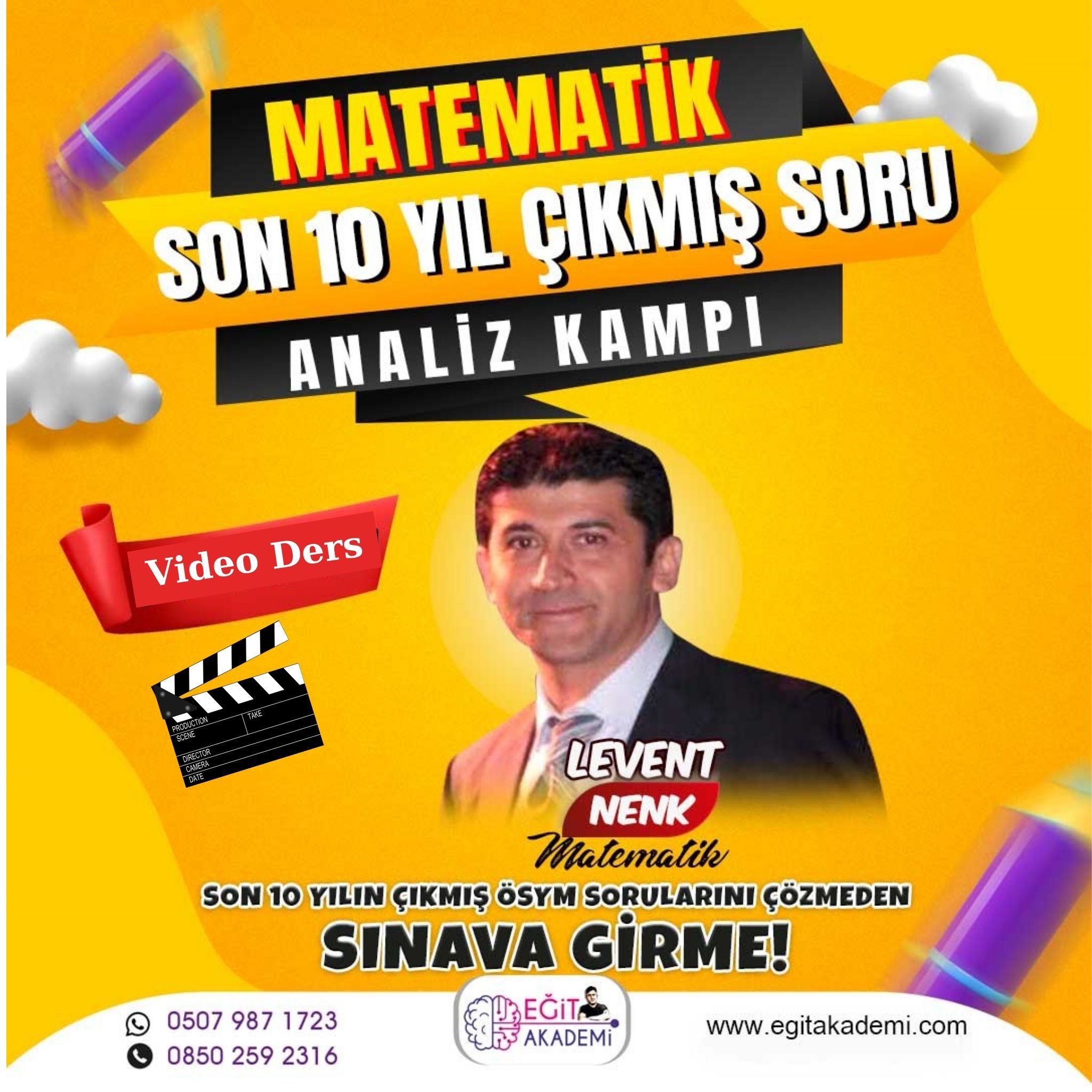 GY-GK MATEMATİK Tek Ders Son 10 Yıl ÖSYM Çıkmış Soru Analiz Kampı / Video Ders